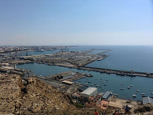 Fishing port of Almería