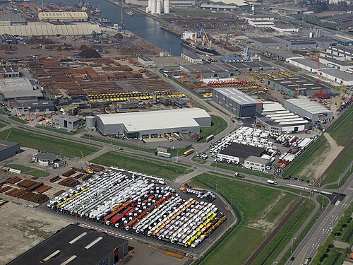 Moerdijk harbour and industrial park