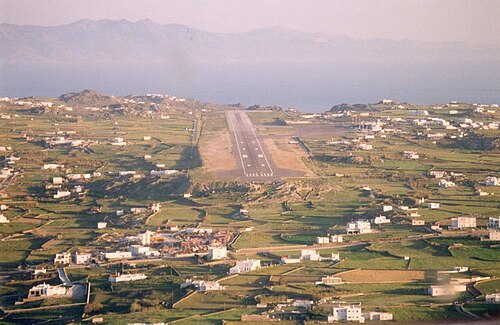 Mykonos National Airport "Manto Mavrogeni" (JMK)