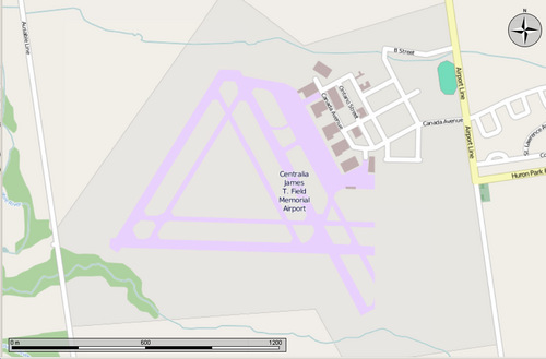 Centralia/James T. Field Memorial Aerodrome (YCE)