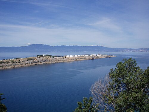 deep-sea port of Omišalj