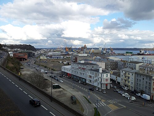 Brest commercial port