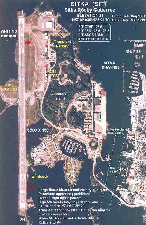Sitka Rocky Gutierrez Airport (SIT)