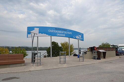 Halte fluviale de Châteauneuf - Orange